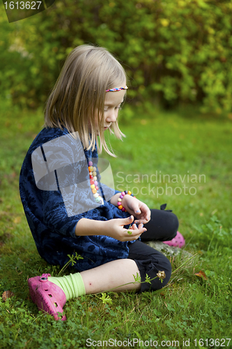 Image of Portrait of a little girl