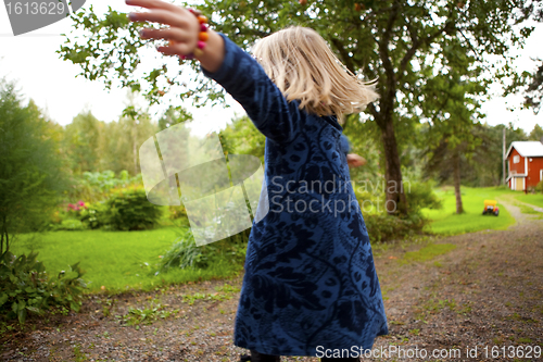 Image of Little girl dancing