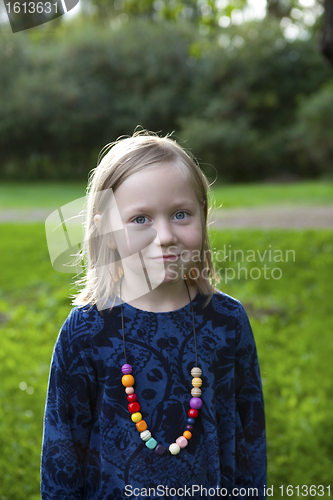 Image of Portrait of a little girl