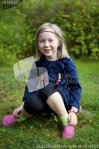 Image of Portrait of a little girl