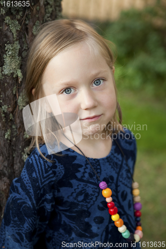 Image of Portrait of a little girl