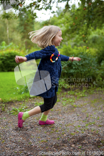 Image of Little girl dancing