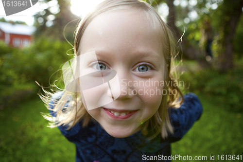 Image of Portrait of a little girl