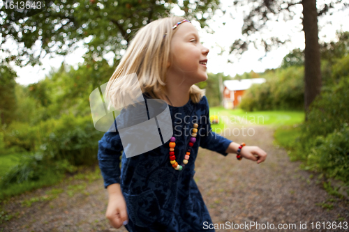 Image of Little girl dancing