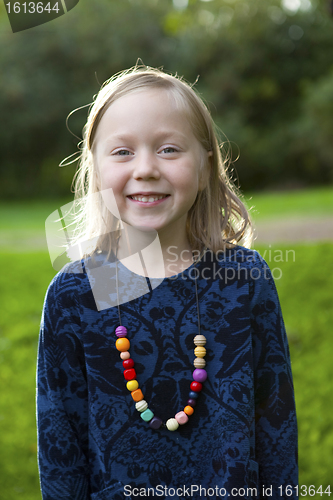 Image of Portrait of a little girl