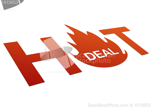 Image of Perspective Hot Deal Sign