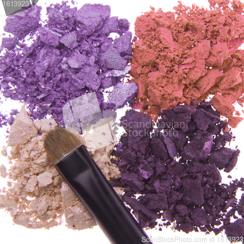 Image of crushed eyeshadows