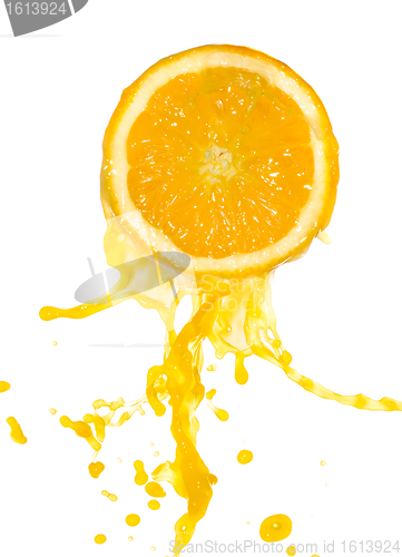 Image of orange juice splash