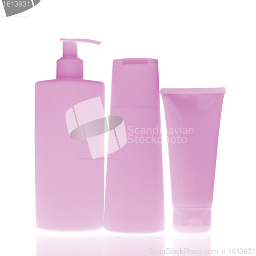 Image of cosmetic bottles