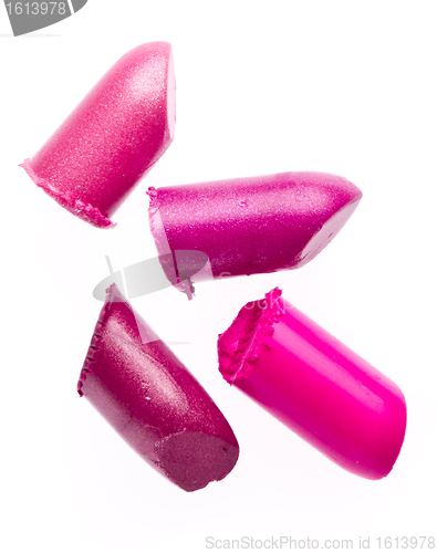 Image of scraps of lipstick