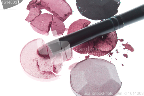 Image of multicolored crushed eyeshadows