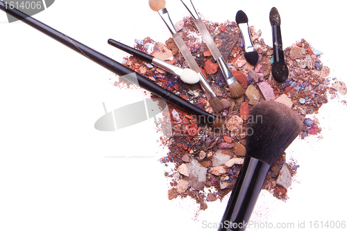 Image of crushed eyeshadows