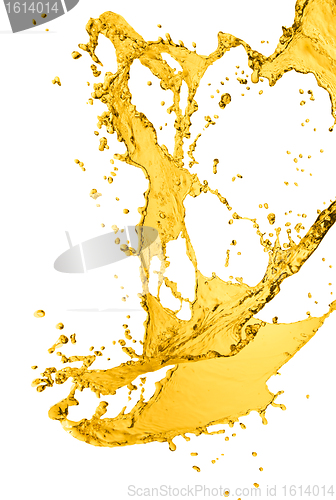 Image of orange splash