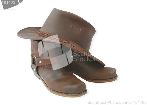 Image of western hat and boots