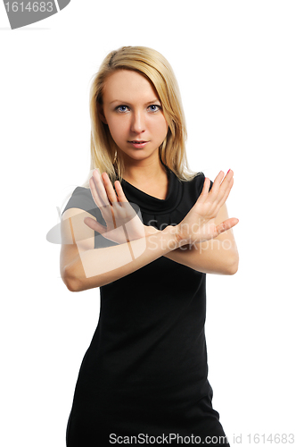 Image of Woman with crossed arms