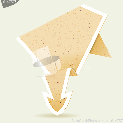 Image of Paper Origami Arrow