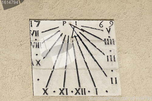 Image of old sundial