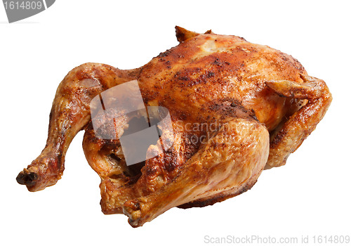 Image of Roasted Chicken isolated on a white