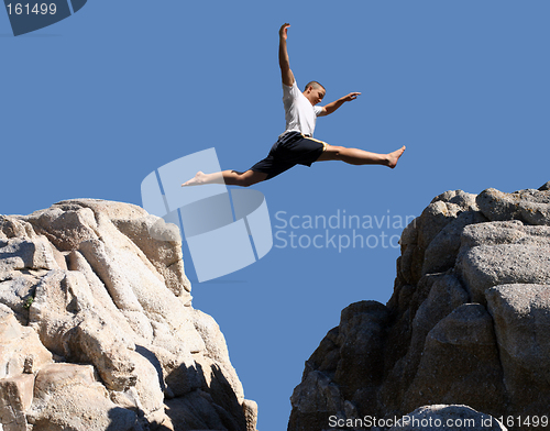 Image of Boy jumping