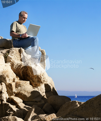 Image of Working outdoor