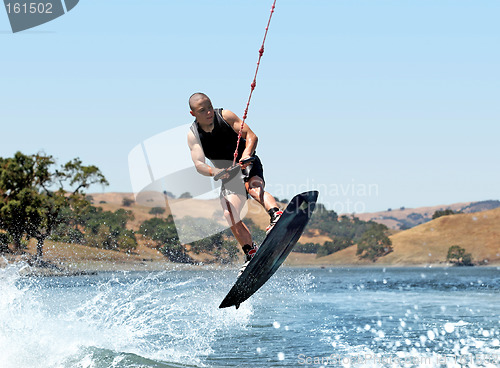 Image of Boy Wakeboarding