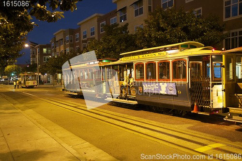Image of Cable Car resting