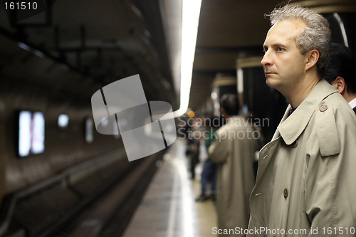 Image of Man in subway