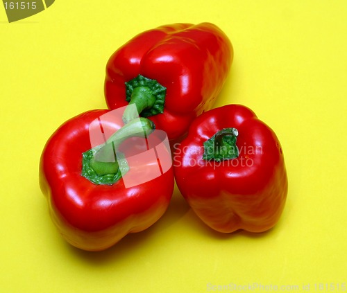 Image of 3 red peppers