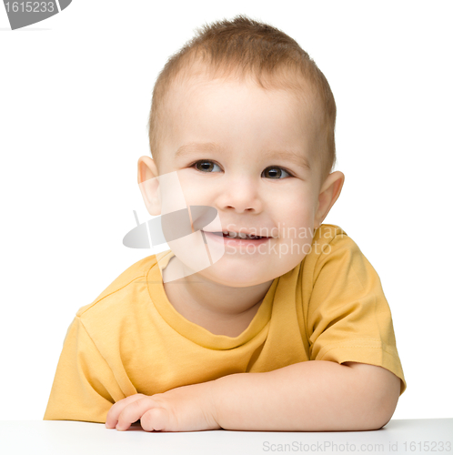 Image of Portrait of a cute little boy