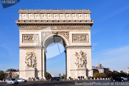 Image of Paris arch of triumph