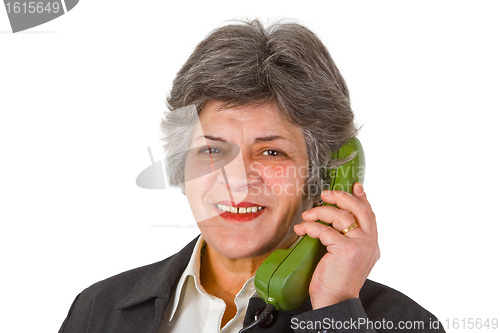 Image of Female senior on phone