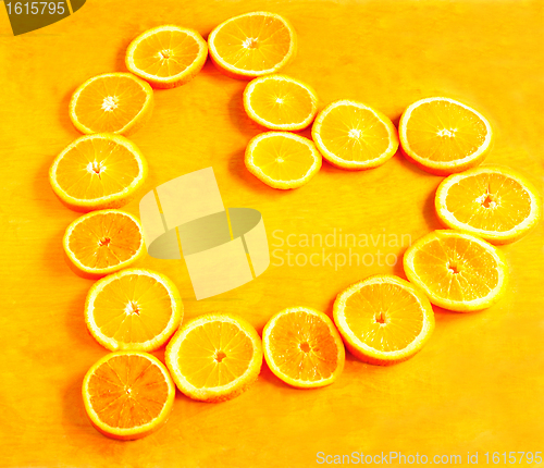 Image of Orange heart