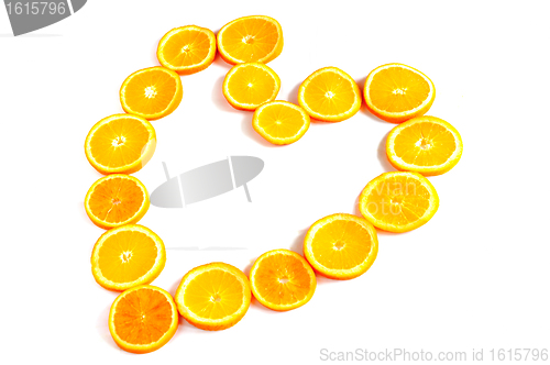 Image of Orange heart