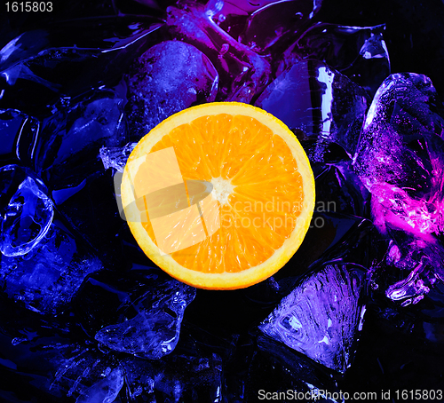 Image of Orange and ice 
