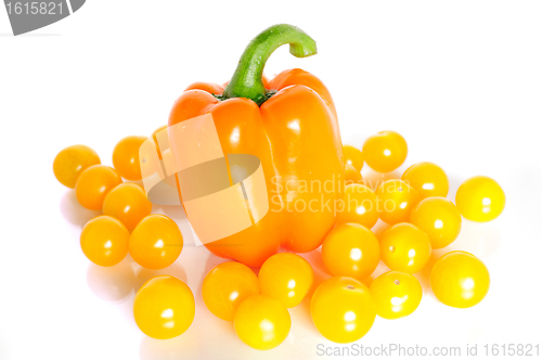 Image of Cherry tomatoes and paprika