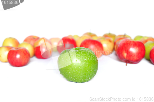 Image of Still-life with green apple