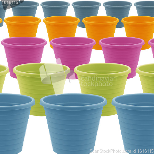 Image of plastic garden pot