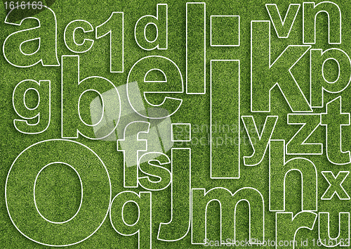 Image of Abstract alphabet 