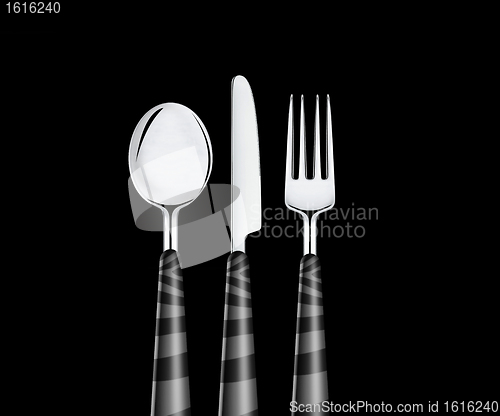 Image of Fork spoon and knife