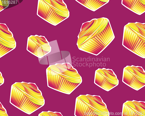 Image of seamless Cupcake 