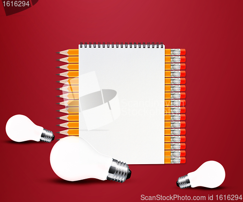 Image of Pencil with big Idea