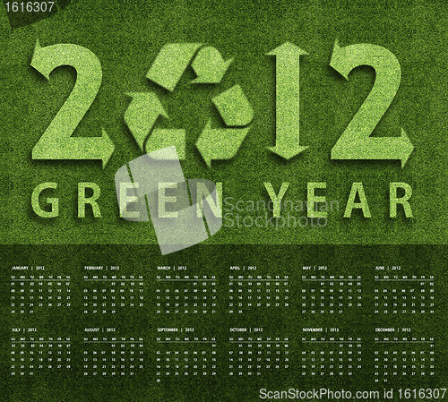 Image of New year 2012 Calendar