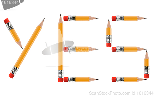Image of Yes short Pencils