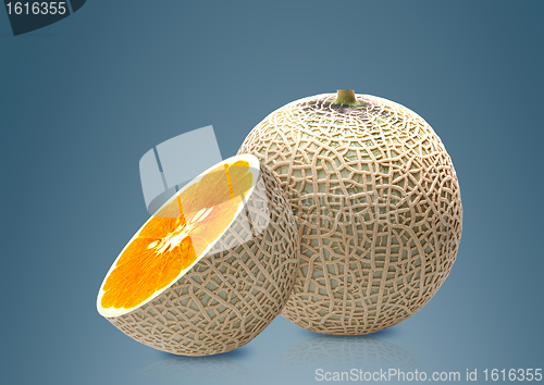 Image of Melon and Orange inside