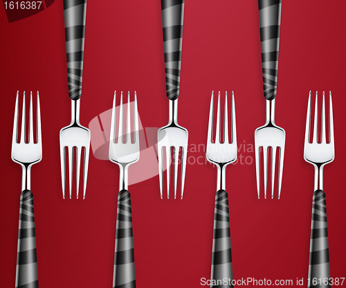 Image of Set of forks