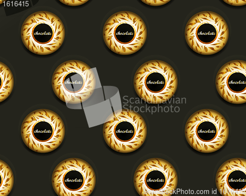 Image of seamless chocolate background