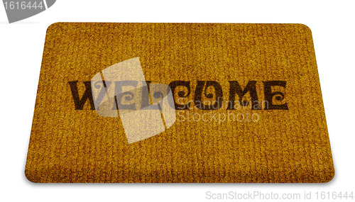 Image of welcome cleaning foot carpet 