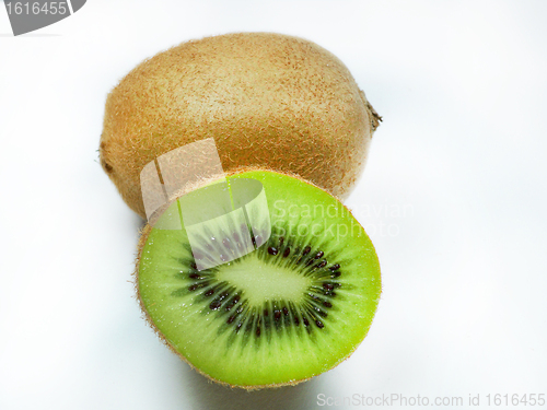 Image of kiwi fruit on white background 