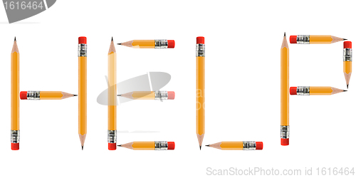 Image of Help short Pencils