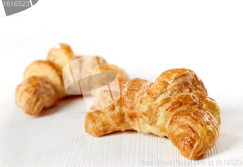 Image of Fresh baked croissants